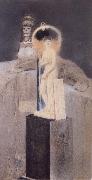 Fernand Khnopff Afier Josephin Peladan Le Vice supreme oil painting